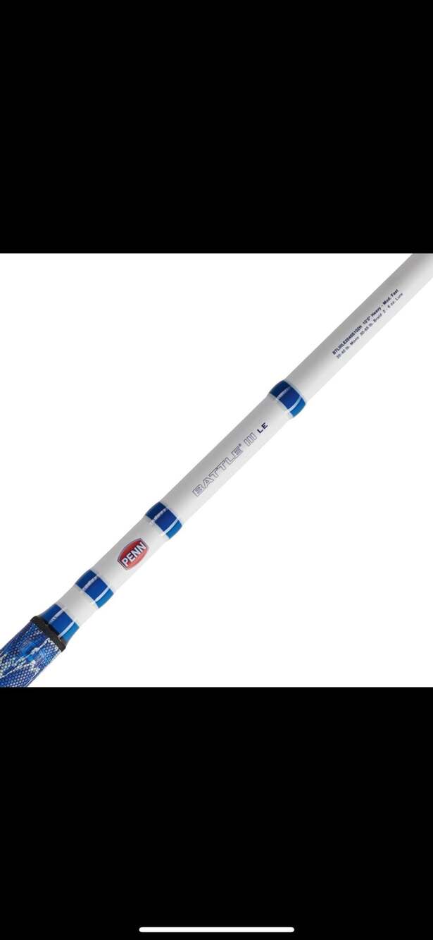 Penn Battle III LE Spinning Fishing Rod 9'0" Medium Heavy 2-Piece